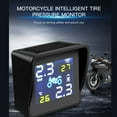 thumbnail image 3 of Motorcycle Tire Pressure Monitoring System, Rust Resistant Leakage Alarm Wireless Motorcycle TPMS Easy Install IPX7 Waterproof  for Motorbike Scooters, 3 of 7