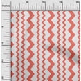 thumbnail image 2 of oneOone Tissu Flex Coton Rouge Chevron Vertical Projets de Couture Tissu Imprimé au Mètre 40 Pouces de Large, 2 of 4