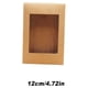 thumbnail image 5 of Wosthever Caja de regalo de 30 Uds., papel Kraft, autoensamblaje, caramelo marrón, paquete de recuerdo, caja de Navidad, contenedor, cajas de Almacenamiento y organización del hogar 12*12*6 CM, 5 of 6