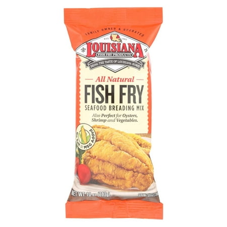 La Fish Fry New Orleans - Breading Mix - Pack of 12 - 10 (Best Way To Bread Fish For Frying)