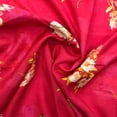 thumbnail image 1 of Sonakshi Fashion Pink Printed Fabric Flower Poly Crepe 52 Inch Wide Bundles for Sewing, By The Yard, 1 of 3