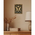 thumbnail image 7 of Drsoum Vintage Flowers Butterfly Canvas Prints Home Decor Painting Picture Bedroom Wall Art Bathroom Living room 8x10in Brown Framed, 7 of 7