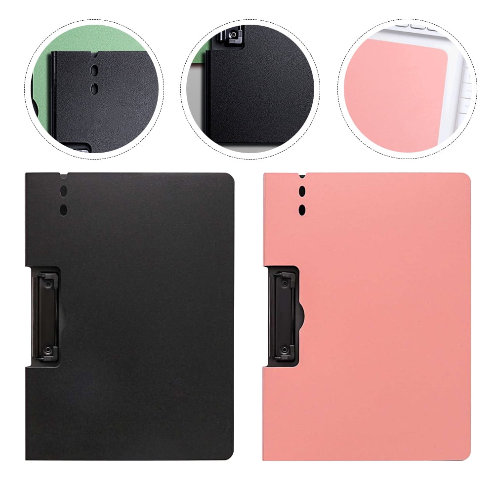 Toyandona Document Writing Tablets Clip Board Folder 2Pcs 12.4X9.1X0.6In