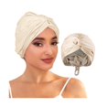 thumbnail image 1 of wonima11 Adjustable Silk Satin Sleep Bonnet for Curly & Long Hair - Double Layer Hair Wrap Cap for Women Night Turban for Braids (Champagne Color), 1 of 1