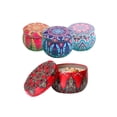 thumbnail image 1 of Set de 4 Velas Aromaticas Decorativas (Gardenia, Violeta y Persimón Japonés) Bluelander Bluelander CBHH-0082, 1 of 4