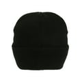 thumbnail image 4 of Mickey Mouse Mickey Embroidery Black Acrylic Knit Standard Cuff Beanie, 4 of 6