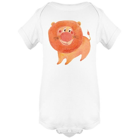Watercolor Baby Lion Bodysuit Infant -Image by Shutterstock,  Newborn