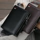 thumbnail image 5 of Carteras de cuero para hombres Cartera corta con bolsillo con cremallera Monederos para hombres Titulares de tarjetas de crédito, 5 of 5
