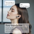 thumbnail image 5 of Travel Translation Earphones with Smart Voice Translator for 144+ Languages Photo Translation Voice to Text Translation Simultaneous Interpretation for Study Abroad Conference Travel Face-to-Face Con, 5 of 7