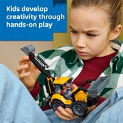LEGO City Yellow Backhoe Loader - Building Toy for Boys & Girls, Ages 7+ Construction Toy for Kids with Functional Bucket & Backhoe - Gift for Birthdays - 60480