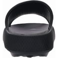 thumbnail image 3 of Joomra Sandalias de ducha unisex negras de espuma acolchada talla 46-47, 3 of 5
