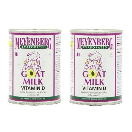 (2 Pack) Meyenberg Evaporated Vitamin D Goat Milk, 12 fl