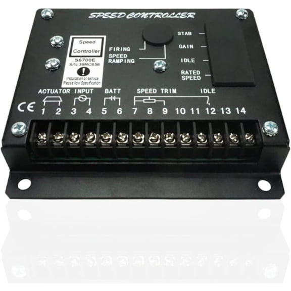 Seapple New Speed Control Unit/Board S6700E Electronic Governor Compatible with Generator Replacement