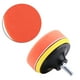 thumbnail image 1 of Kit De Almohadillas Para Pulir Y Pulir Esponja De Lana, Adaptador De Pulidor De Coche, Limpieza De 4 Pulgadas, Mejora La Ligereza, Lavable, Reutilizable, Color Naranja Y, 1 of 7