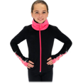 thumbnail image 2 of Chloe Noel JS883P Contract Elite Polartec Spiral Fleece Figure Skating Jacket with Swarovski Crystals, 2 of 2