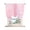 Pink, variant on Purple Tie Up Curtains for Kitchen Windows,Adjustable Rod Pocket Valance 45 Inch Short, Retro Oil Painting Modern Abstract Art Aesthetics Window Treatment Balloon Roman Blind Shade, 52" x 45"