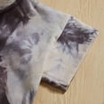 thumbnail image 4 of Babibeauty Baby Toddler Boy Girl Tie Dye Outfits Short Sleeve T-Shirt Top+Short Pants 2Pcs Unisex Summer Clothes, 4 of 7