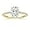 Gold, variant on 3CT Oval Cut Cubic Zirconia Engagement Ring for Women, 925 Sterling Silver Half-Coverage Scalloped Pavé Wedding Band, Stackable Promise Rings Size 3-11 VIRELLA