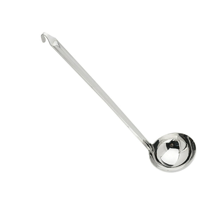 Stainless Steel Long Handle Soup Ladle Chef Cooking 11 Length Silver Tone 2pcs | Harfington