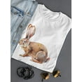 thumbnail image 3 of Cute Brown Little Rabbit T-Shirt Women -Image by Shutterstock, Female XX-Large, 3 of 4