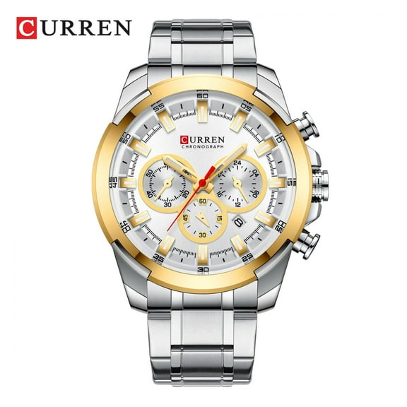 Reloj Curren KREc941902 Hombre Plateado