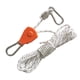 thumbnail image 5 of Colgador de Cuerda de trinquete Cola con mosquetón para toldo de jardinería 4m Blanco Cuerda de viento de tienda, 5 of 8