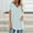 White, variant on Jacenvly 2024 short sleeve summer shirts for women Loose Women's T-Shirt Summer Casual Blouse Basic Tee Tunic Tops Quick drying Solid Ruffle Trim Flouncev neck t shirts plus size tops Red