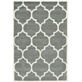thumbnail image 2 of SAFAVIEH Chatham Gavin Geometric Wool Area Rug, Dark Gray/Ivory, 4' x 6', 2 of 8
