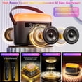 thumbnail image 4 of Máquina de karaoke TOPCHASE con 2 micrófonos inalámbricos Bluetooth, 4 of 7