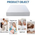 thumbnail image 4 of 100% Waterproof Breathable Bamboo Fabric Mattress Protector Bed Bug Proof Machine Washable-Twin XL Size, 4 of 8