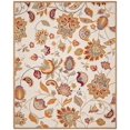 thumbnail image 2 of SAFAVIEH Four Seasons Kaelee Floral Area Rug, Ivory/Yellow, 8' x 10', 2 of 6