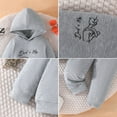 thumbnail image 5 of GYRATEDREAM Infant Baby Boy 2 Piece Outfits Toddler Letter Print Hoodie Sweatshirt Top and Jogger Pants Set Fall Winter Clothes for 3-24 Months, 5 of 8