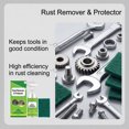 thumbnail image 4 of Rust Remover and Protector Kit, 120 mL Metal Anti-Rust Solution with Scouring Pad, Long-Lasting Moisture and Corrosion Protection for Paint-Safe Surfaces, 4 of 9