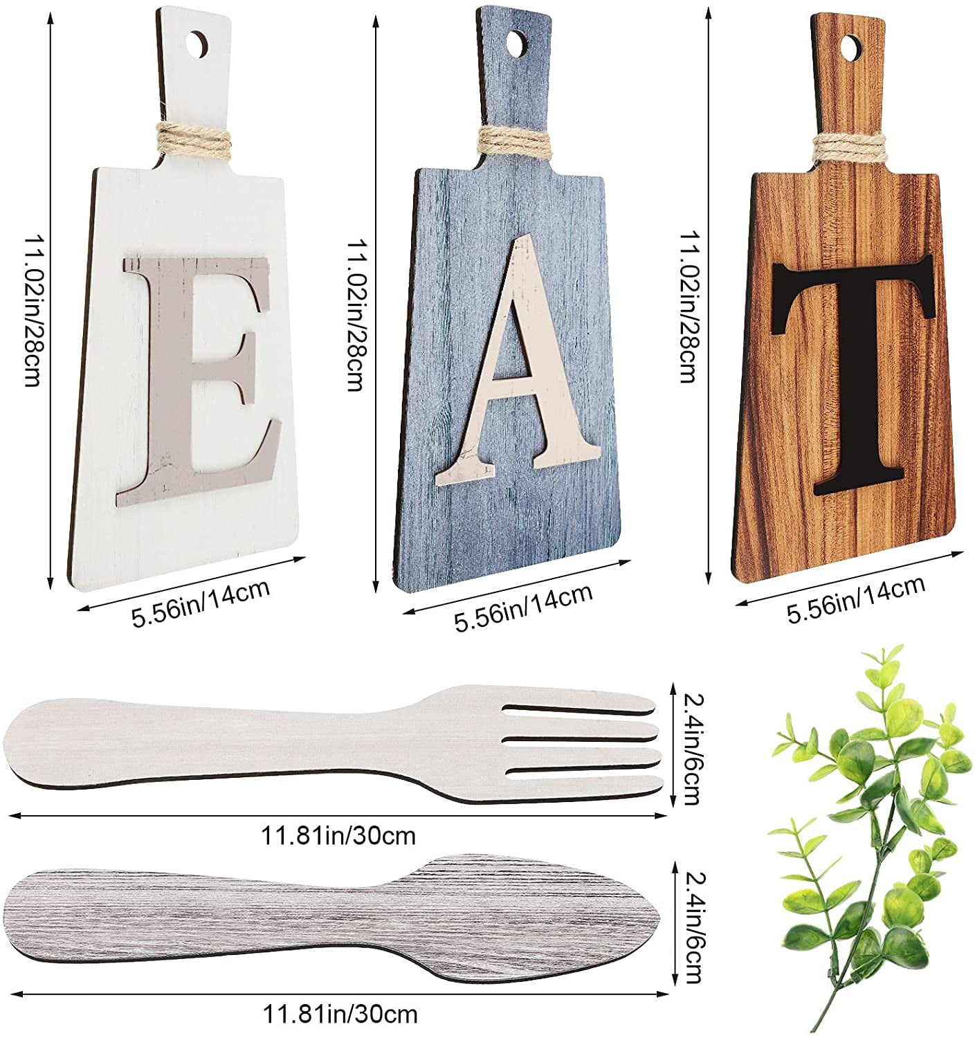 EAT Farmhouse Primitive Kitchen Rustic Stacking Blocks Handmade Wooden Sign Set EAT Farmhouse Primitive Kitchen Rustic Stacking Blocks Handmade Wooden Sign Set