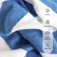 thumbnail image 5 of Top Cotton Cotton Beach Towels, Pack of 6 - 30"x60" Quick Dry Towels for Beach, Pool, Gym & Bathroom - Oversized Terry Cabana Striped Towels (Fountain Blue), 5 of 7