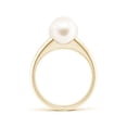 thumbnail image 2 of ANGARA Solitaire Freshwater Cultured Pearl Dome Ring in 14K Yellow Gold for Women | June Birthstone, Birthday, Anniversary, Jewelry Gift for Women | Pearl Ring, 2 of 8