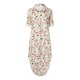 thumbnail image 3 of Gibobby Vestido largo para mujer Vestido de camisa con abertura sexy con estampado de flores y botones de solapa a la moda para mujer(Beige,M), 3 of 5