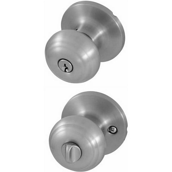 Honeywell Classic Entry Door Knob, Satin Nickel, 8101301