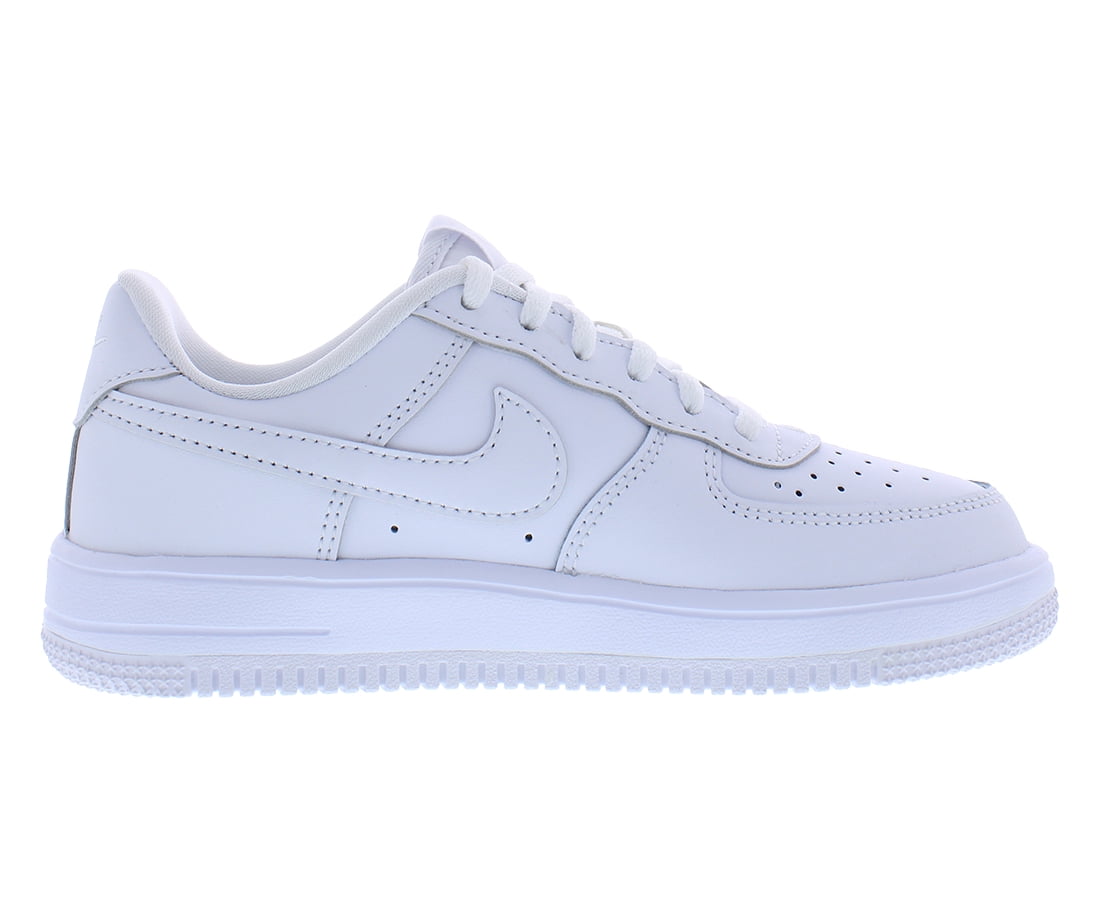 Nike Force 1 Low Lace PS Boys Shoes Size 2.5, Color: White/White/White/White