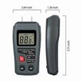 thumbnail image 2 of Wood Moisture Meter Portable Wood Moisture Meter LCD Humidity Tester for Firewood Paper Moisture MeasuringDoes not contain battery, 2 of 5