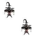 thumbnail image 4 of Transemion Moveable Witch Tabletop Display Stand For Halloween Exquisite Witch Halloween Witch Tabletop 20*12*20cm 2Set, 4 of 6