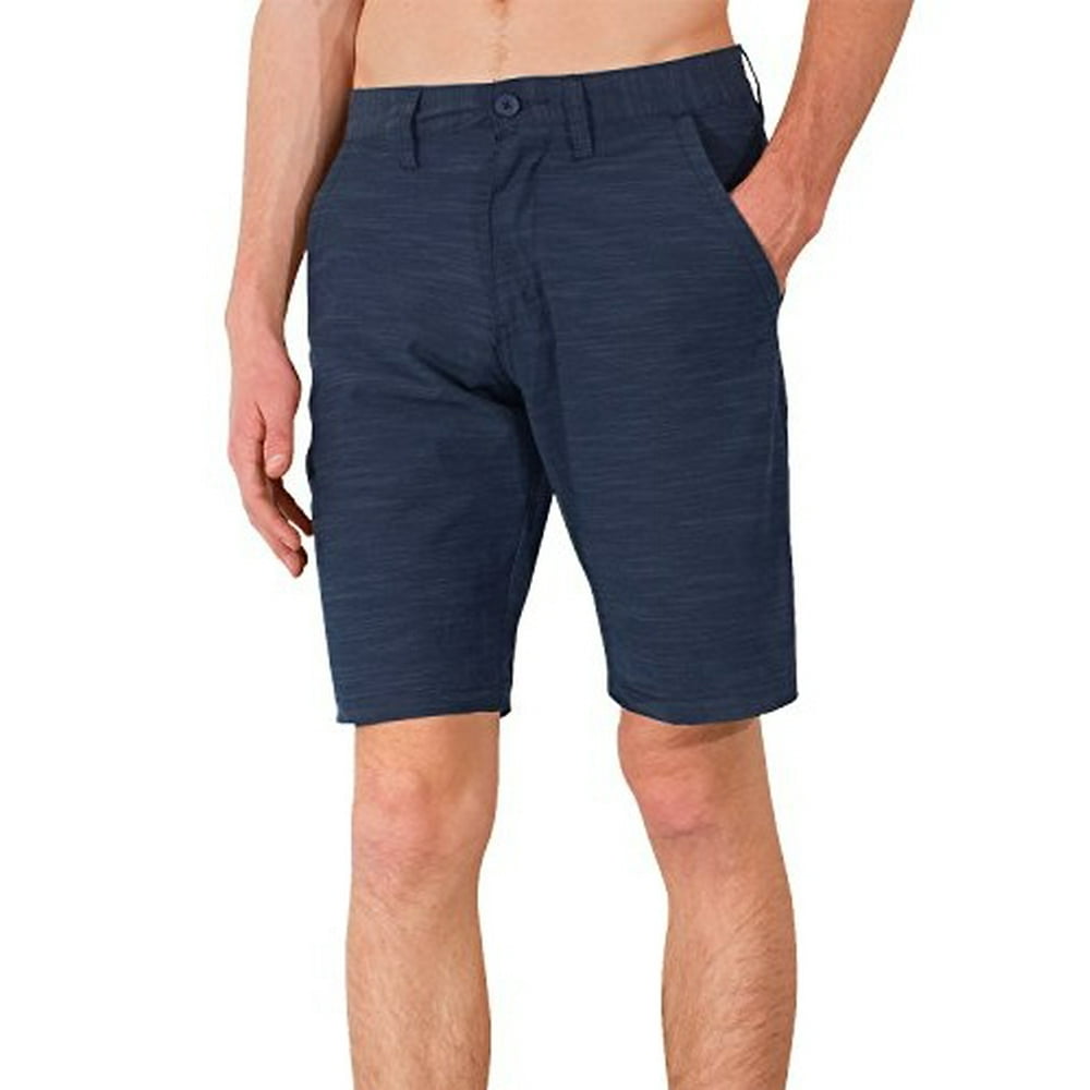 BURNSIDE mens hybrid shorts quick dry lightweight stretch boardshorts
