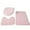 Pink, variant on Vadktai Bathroom Rugs Set, Non Slip 3 Piece Bath Mat, Washable Bath Rugs with PVC Backing Bath Carpet, Absorbent Shower Rugs Bathroom Mats and Toilet Rug, Bath Mats for Bathroom, Bedroom