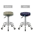 thumbnail image 3 of Cute Jellyfish Pattern Round Bar Stool Seat Covers, Elastic Round Chair Cover Stool Seat Slipcover Bar Stool Cushions Round Pad for 12-14 inch, 3 of 5