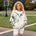 thumbnail image 7 of Bovemsi Sweatshirt for Women Long Sleeved Spring And Autumn Zipper Hoodie With Hat Camo Hoodie, 7 of 7