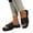 Black, variant on Platform Slides Sandals for Women 2025 Summer Casual Mesh Square Open Toe Chunky Flat Slip on Slippers