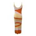 thumbnail image 4 of Bowake Robe Maxi Moulante en Tricot d'Été 2024 pour Femmes, Bretelles Spaghetti, Col Rond, Robe Chandail, 4 of 4
