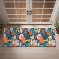 thumbnail image 2 of Pioneer Flower Floral Print Pattern Door Rugs,Washable Non Slip Door Mats Indoor,Decorative Door Mats,Entry Mat Indoor for Entrance,Bedroom,Kitchen,Bathroom,16"x47", 2 of 6