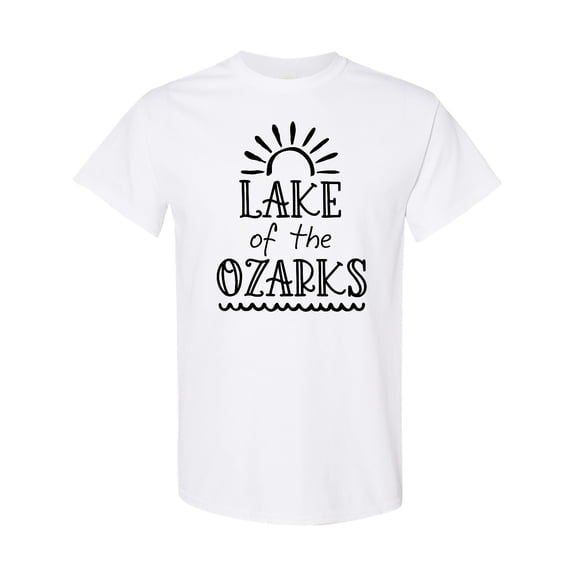 Inktastic Lake of the Ozarks Sun and Lake T-Shirt