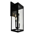 thumbnail image 4 of CWI Lighting Windsor 4 Light Modern Black Metal Outdoor Wall Light, 4 of 6